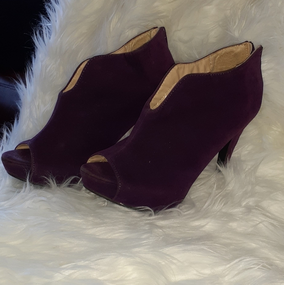 Purple High Heels size 8